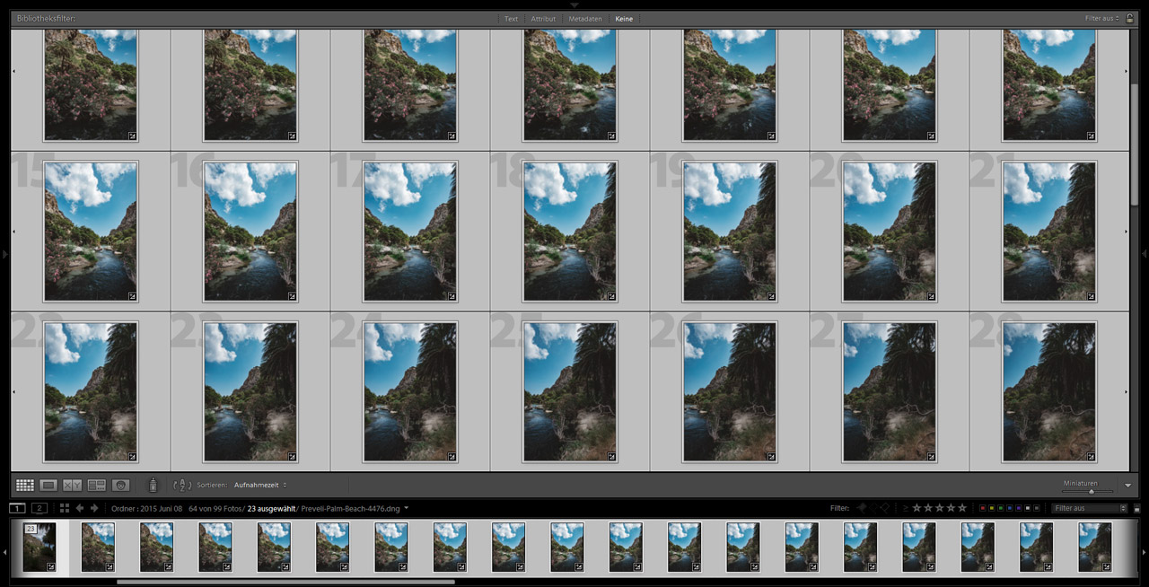 Panorama mit Lightroom