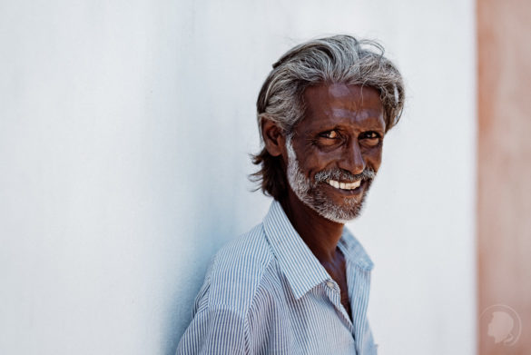 Mein Guide in der Negombo Lagune Sri Lanka