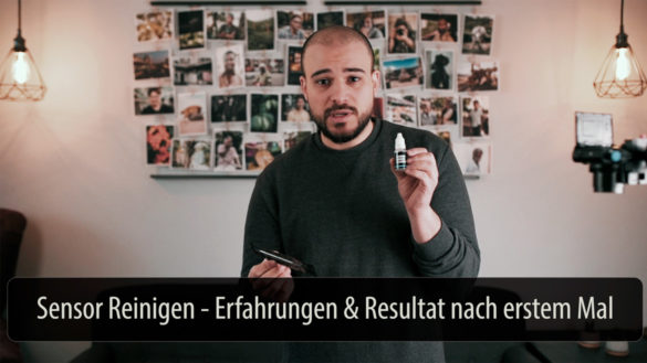 Sensor reinigen mit Kamera Reinigungsset
