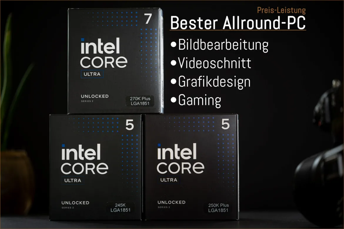 PC Videoschnitt Bildbearbeitung Grafikdesign Gaming Videobearbeitung Foto-Editing Workstation Kaufberatung 2026