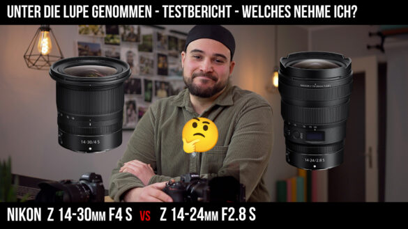 Nikon Z 14-30mm F4 S vs 14-24mm F2.8 S Test Review Vergleich