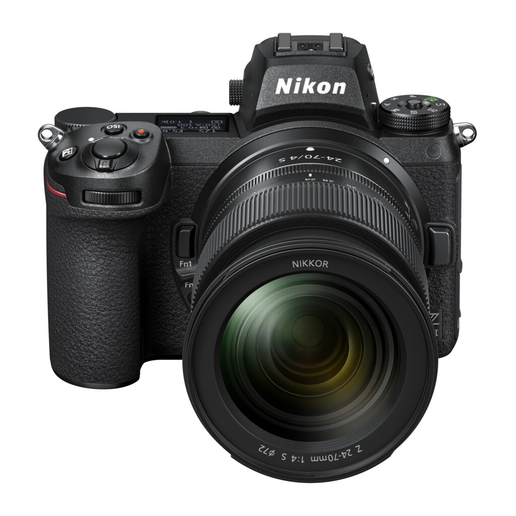 Nikon Z7 II front Draufsicht mit Z 24-70mm F4